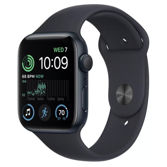 Apple Watch Series SE 2 (2022) GPS 44 mm - Aluminium Midnight - Sport band Black