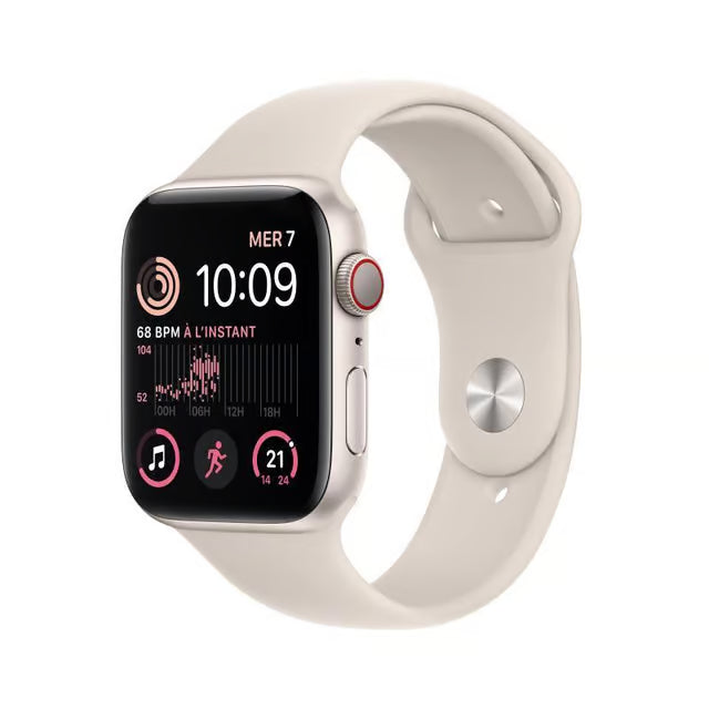 Apple Watch Series SE 2 (2022) GPS 40 mm - Aluminium Starlight - Sport band Starlight